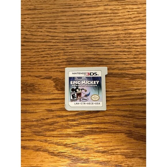 Nintendo 3DS ~ Epic Mickey Power of Illusion Nintendo ~ Cartridge Only Disney - Picture 1 of 2